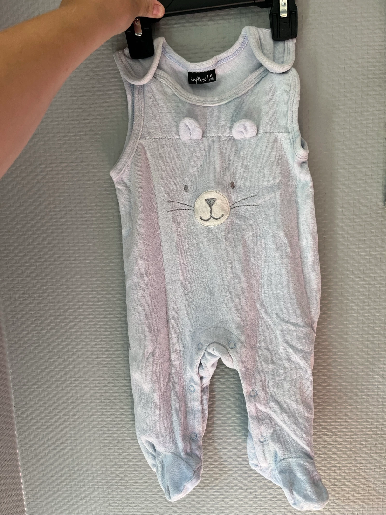Pyjama bleu ciel 6 mois